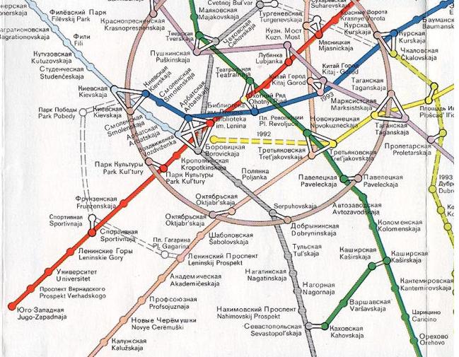 Схема московского метро и монорельсовых дорог 6 Схема московского метро и монорельсовых дорог 6